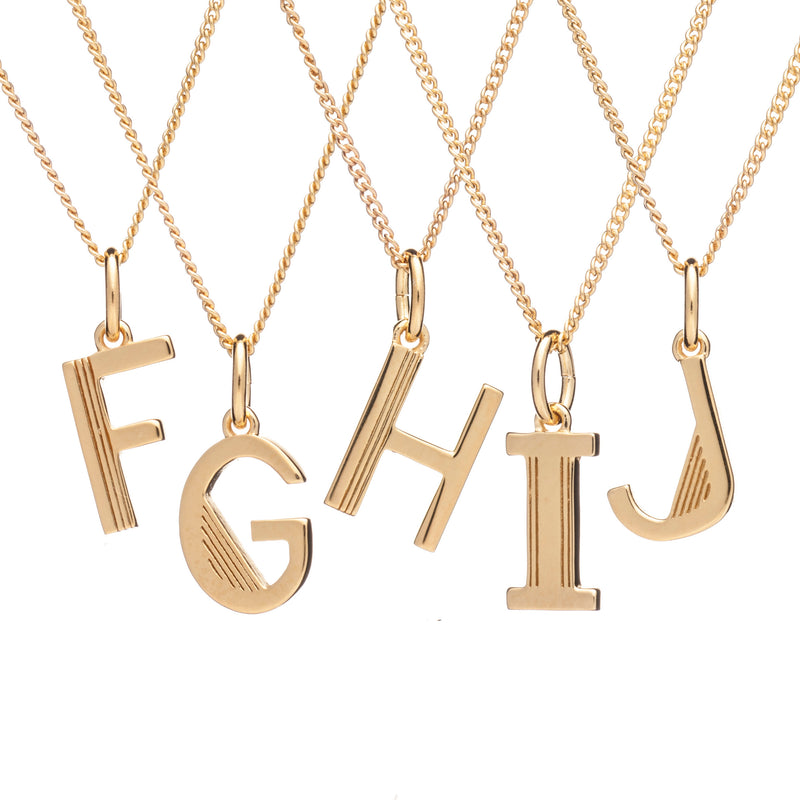 Rachel Jackson Initial Necklace Stockist Nottinghamshire