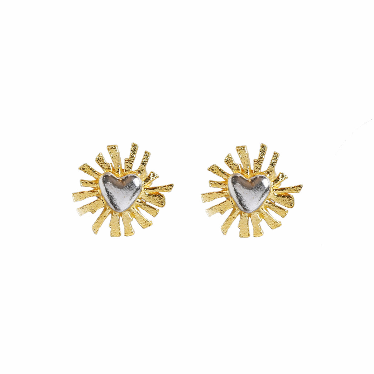 EXCLUSIVE ALEX MONROE X LAST NIGHT I DREAMT RAYS OF LOVE STUD EARRINGS