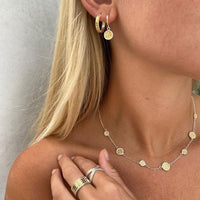 ANNA BECK CLASSIC HINGE HOOP EARRINGS