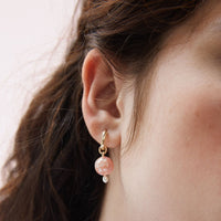 MARGAUX STUDIOS MINI DISCO HOOP EARRINGS