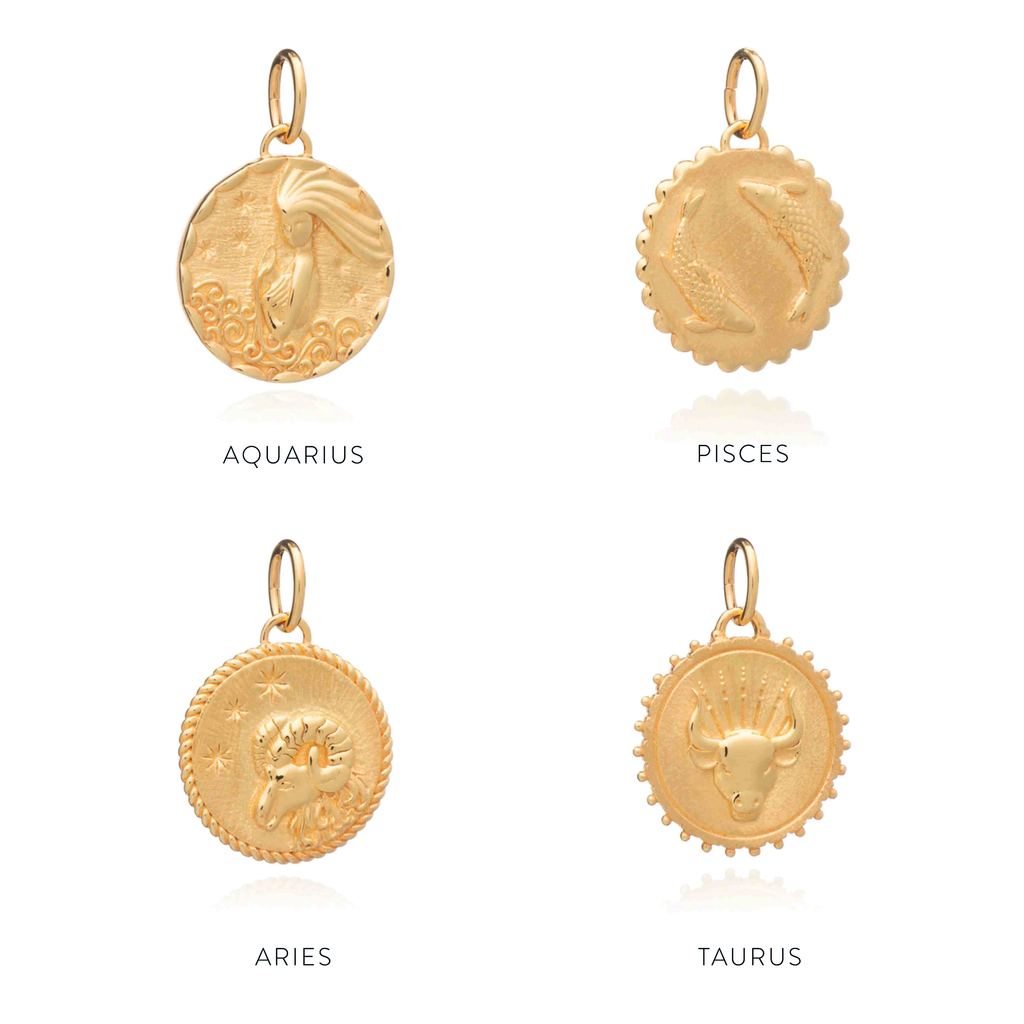 RACHEL JACKSON ZODIAC ART COIN NECKLACE