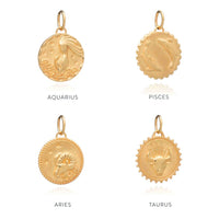 RACHEL JACKSON ZODIAC ART COIN NECKLACE