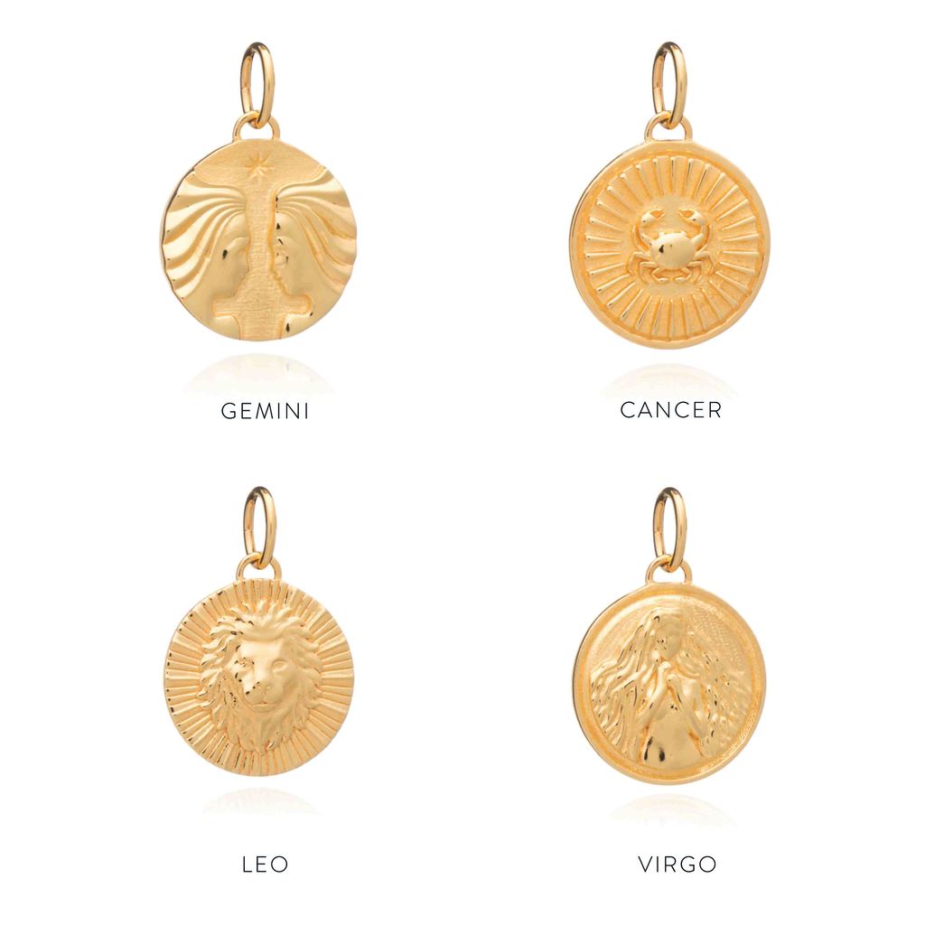 RACHEL JACKSON ZODIAC ART COIN NECKLACE