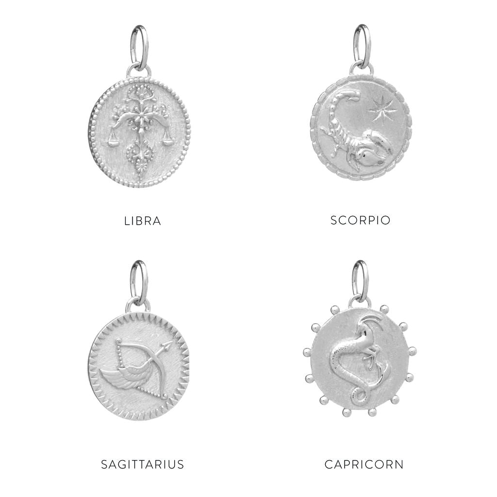 RACHEL JACKSON ZODIAC ART COIN NECKLACE