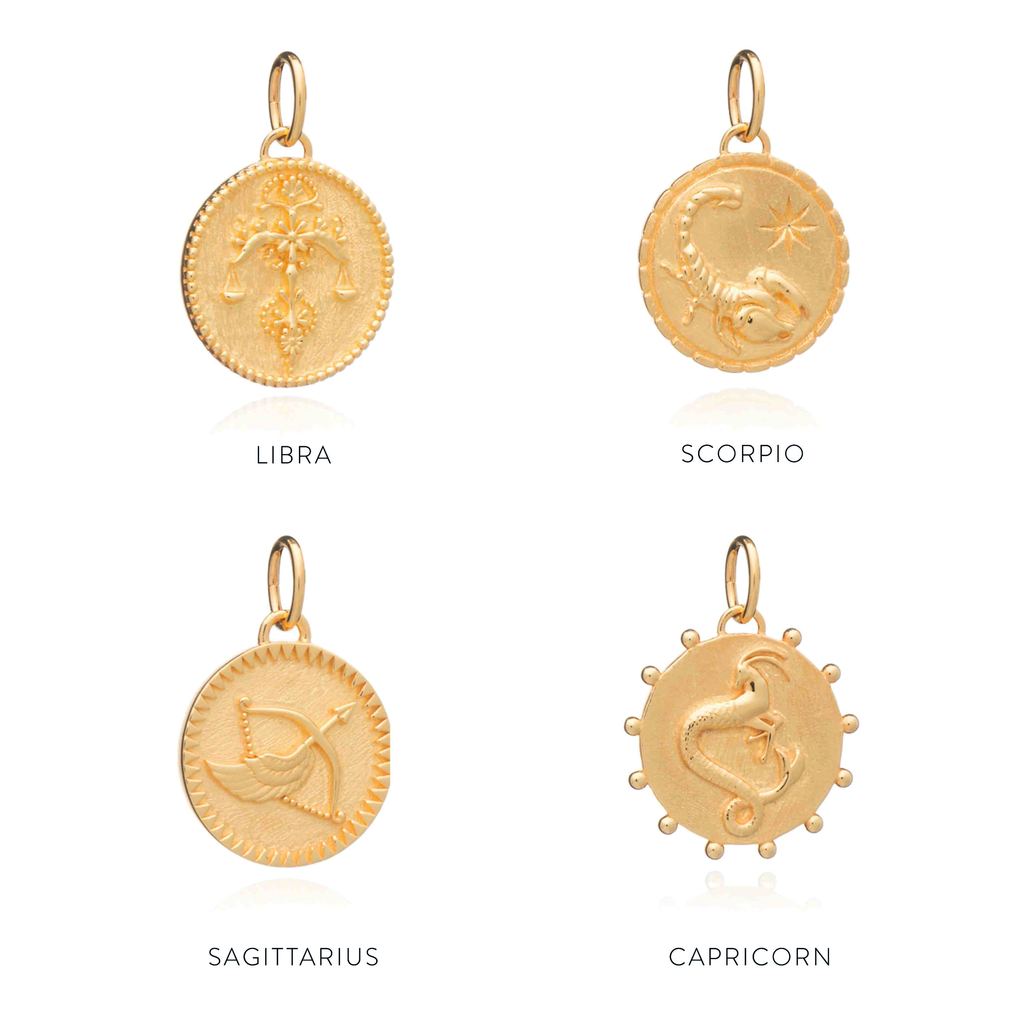 RACHEL JACKSON ZODIAC ART COIN NECKLACE