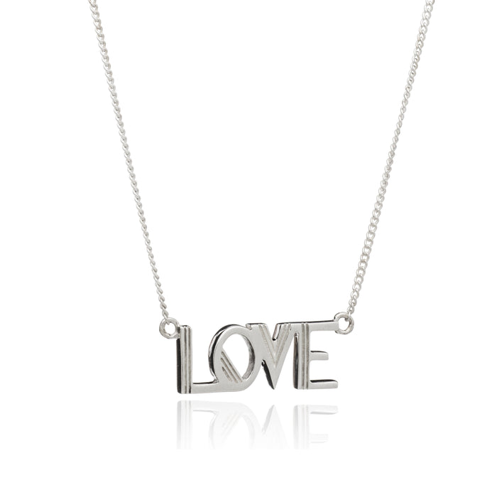 RACHEL JACKSON ART DECO LOVE NECKLACE