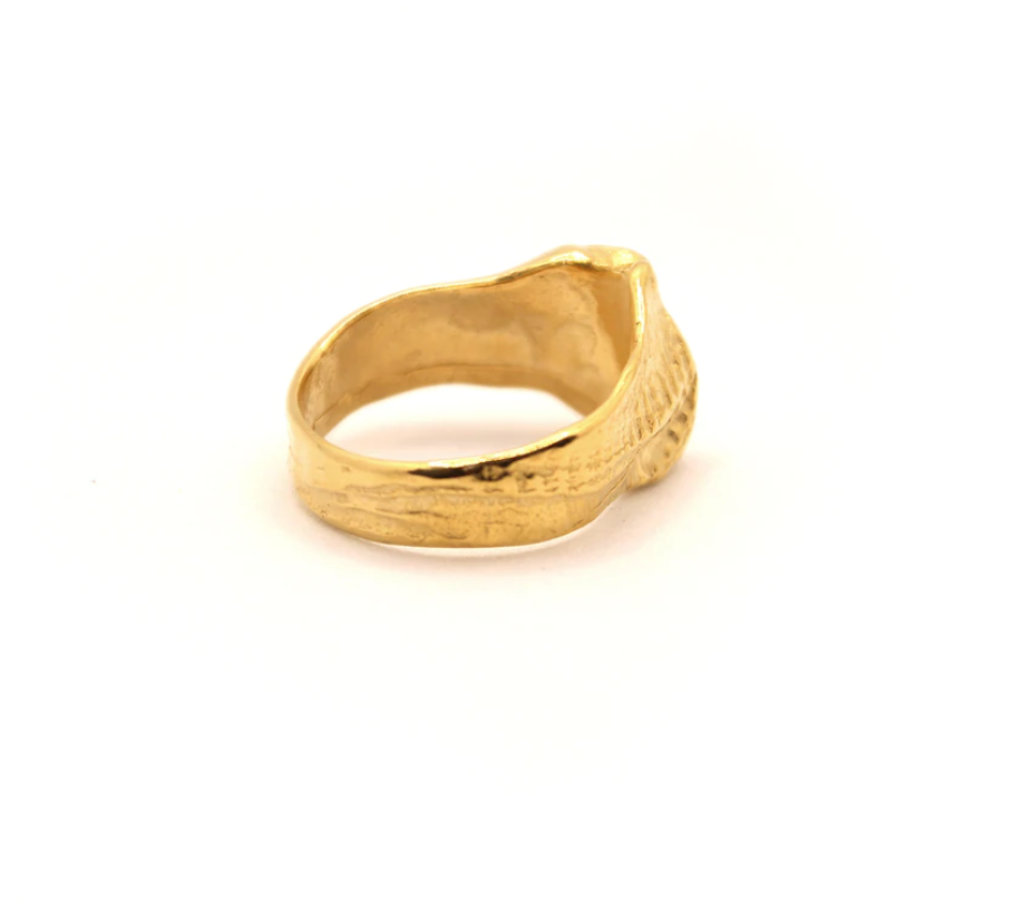 HANNAH BOURN SHELL TEXTURE RING