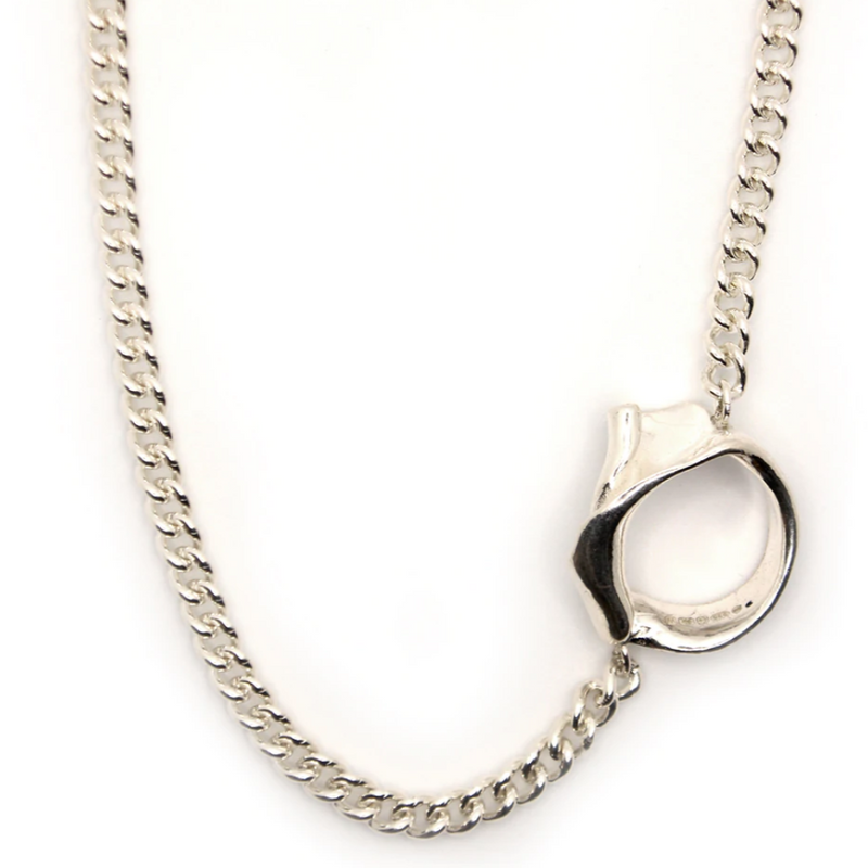 HANNAH BOURN INLINE SMOOTH FRAGMENTED SHELL NECKLACE