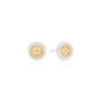 ANNA BECK SMOOTH RIM STUD EARRINGS