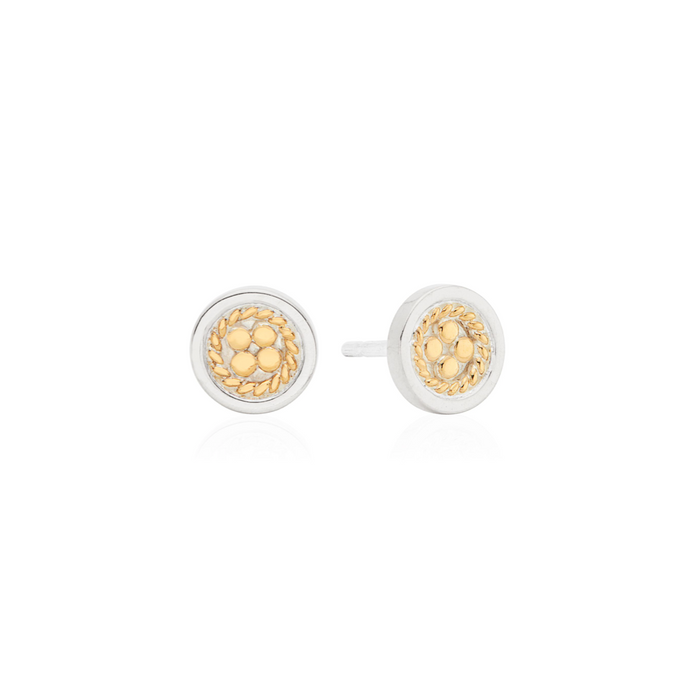 ANNA BECK SMOOTH RIM STUD EARRINGS