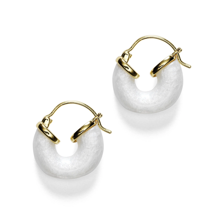 ANNI LU PETIT SWELL HOOP EARRINGS