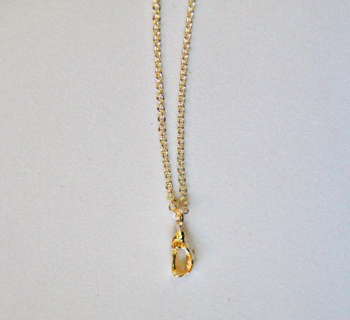 HANNAH BOURN TINY FRAGMENTED SHELL NECKLACE