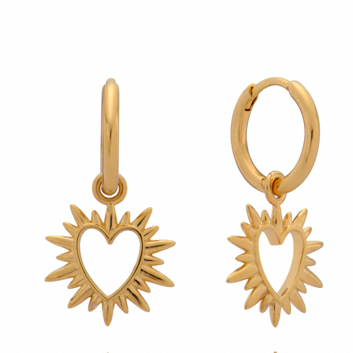 RACHEL JACKSON ELECTRIC LOVE HUGGIE HOOP EARRINGS