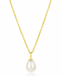 CLAUDIA BRADBY FAVOURITE PEARL DROP NECKLACE