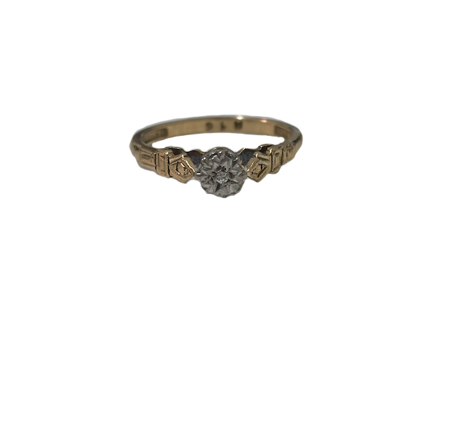 VINTAGE ASPREY & CO DIAMOND RING