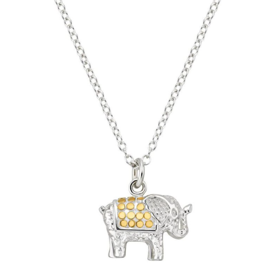 ANNA BECK SMALL ELEPHANT CHARM NECKLACE