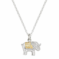 ANNA BECK SMALL ELEPHANT CHARM NECKLACE