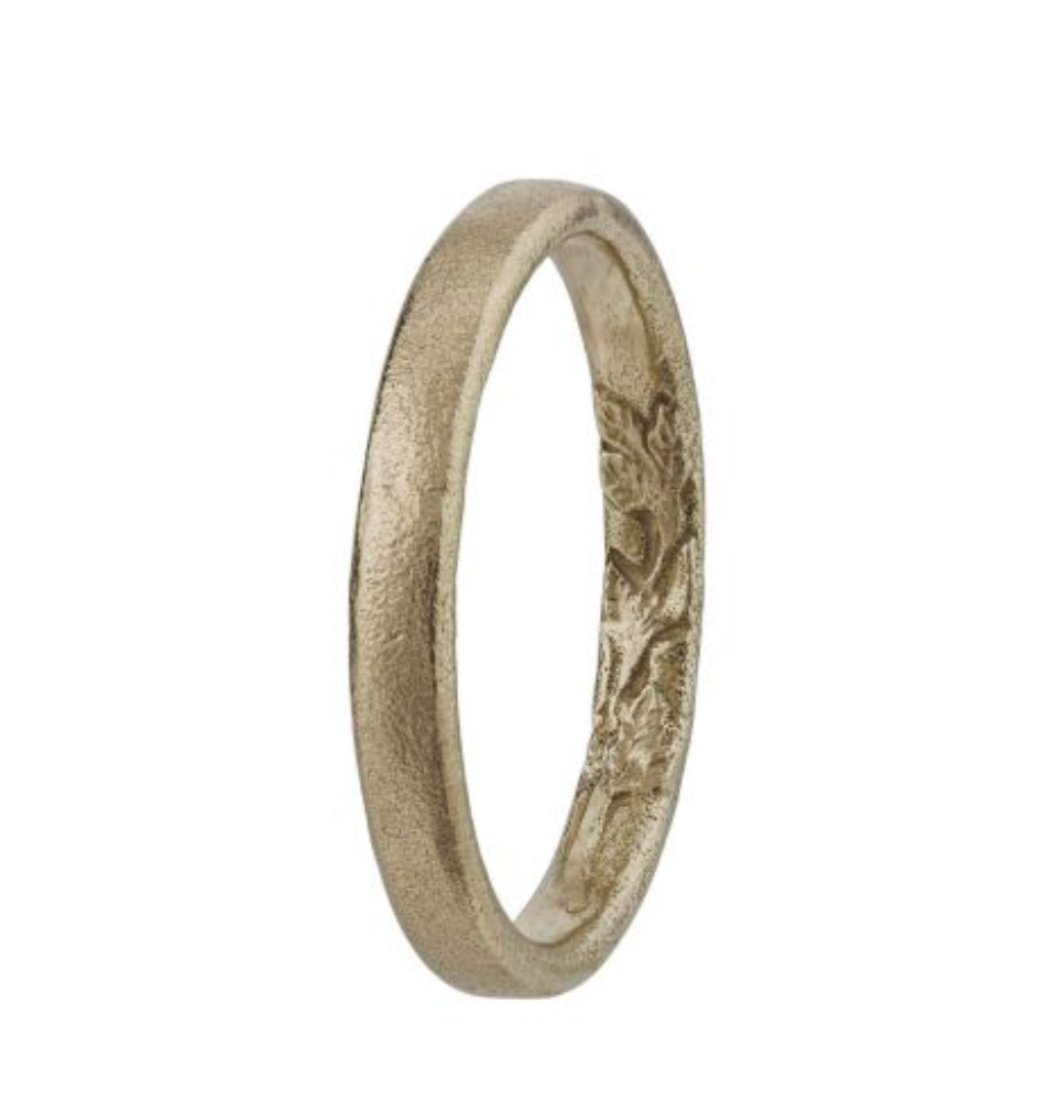 MADE TO ORDER - ALEX MONROE WILD ROSE FINE WEDDING BAND