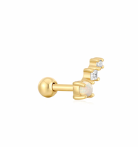 ANIA HAIE KYOTO OPAL CLIMBER BARBELL SINGLE EARRING