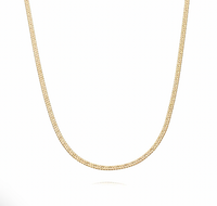 DAISY LONDON X ESTÉE LALONDE SHORT FLAT SNAKE CHAIN NECKLACE