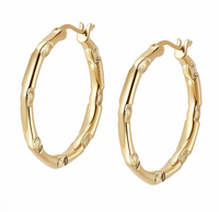 DAISY LONDON X ESTÉE LALONDE GODDESS GLOW HOOP EARRINGS