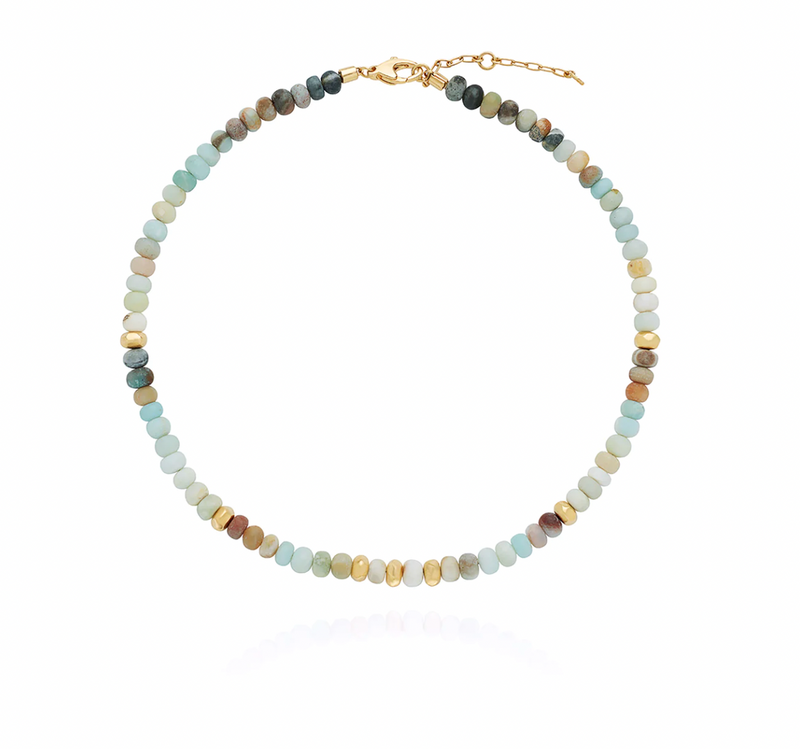 ANNA BECK AMAZONITE BEADED NECKLACE