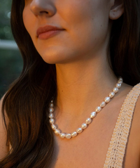 CLAUDIA BRADBY BAROQUE HAND KNOTTED PEARL NECKLACE