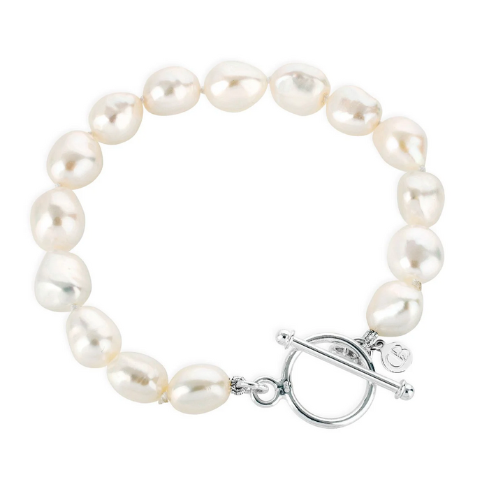 CLAUDIA BRADBY BAROQUE HAND KNOTTED PEARL BRACELET