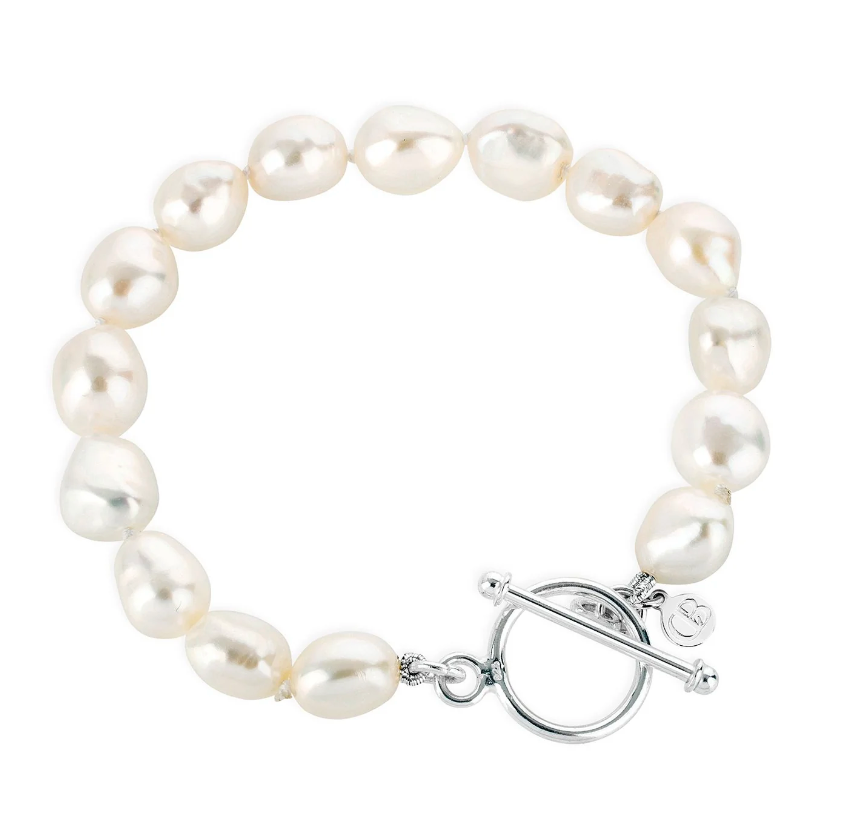 CLAUDIA BRADBY BAROQUE HAND KNOTTED PEARL BRACELET