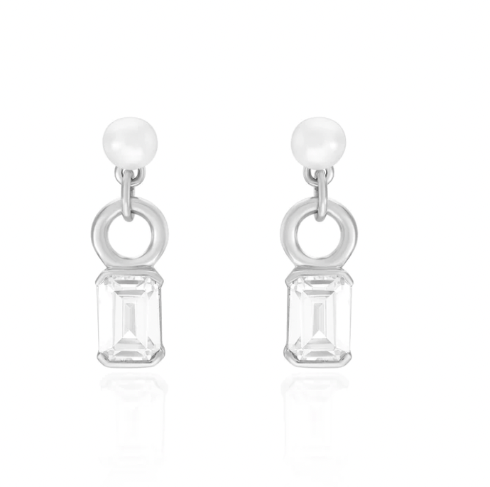 V BY LAURA VANN ELENA FRESHWATER PEARL DROP EARRINGS