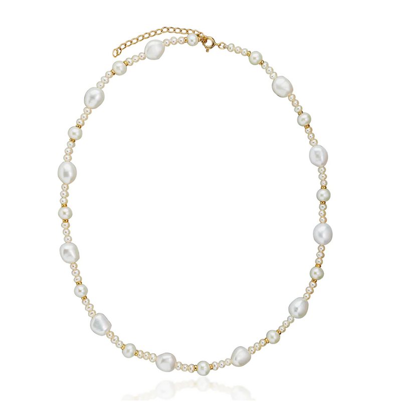 V BY LAURA VANN ISOBELLE BAROQUE PEARL NECKLACE