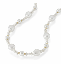 V BY LAURA VANN ISOBELLE BAROQUE PEARL NECKLACE