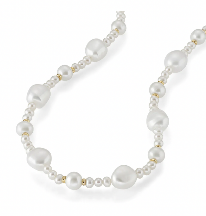 V BY LAURA VANN ISOBELLE BAROQUE PEARL NECKLACE