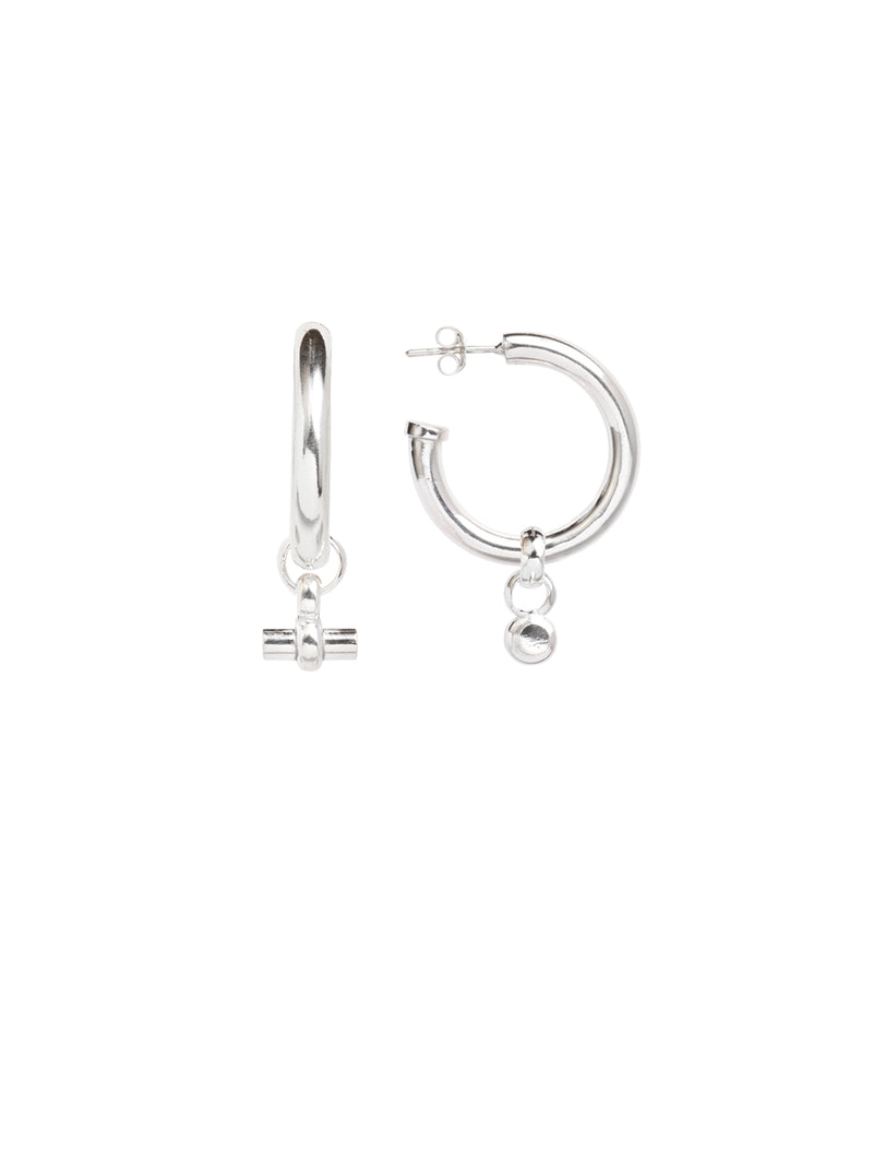 TILLY SVEAAS SMALL T-BAR EARRINGS