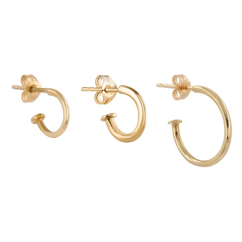 MÉTIER ORIGINAL PLAQUE HOOP EARRINGS