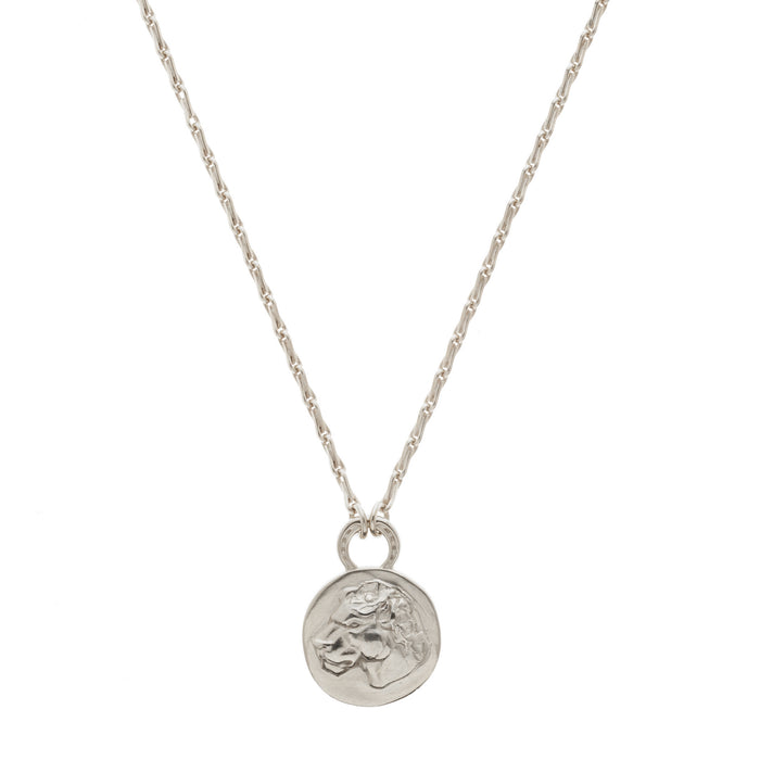 MIKAELA LYONS REVERSIBLE LIONESS COIN PENDANT