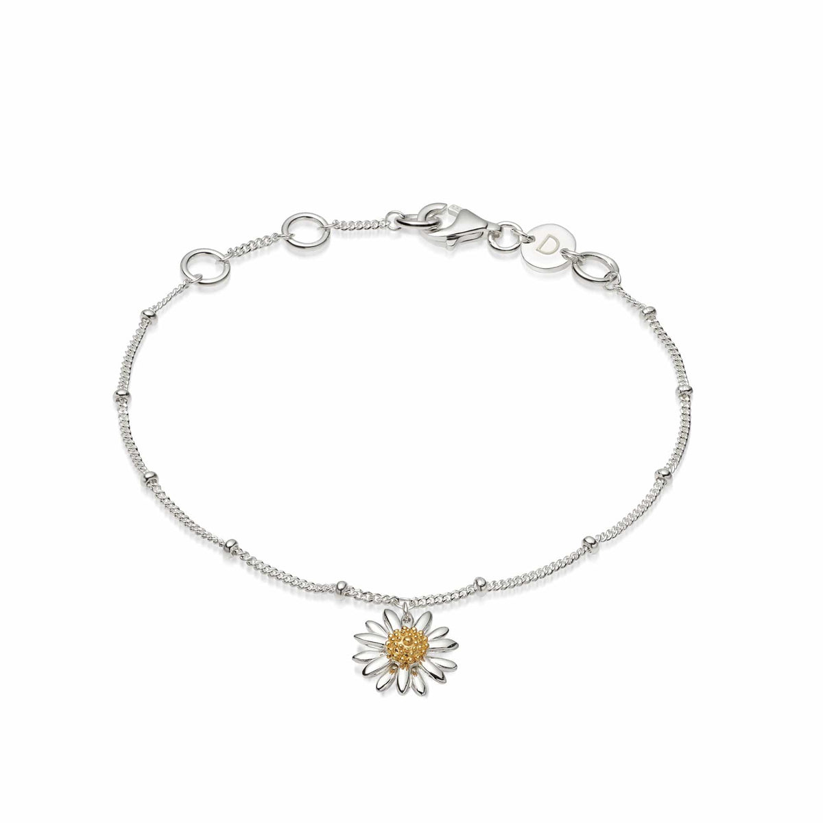 DAISY LONDON BOBBLE DROP DAISY BRACELET