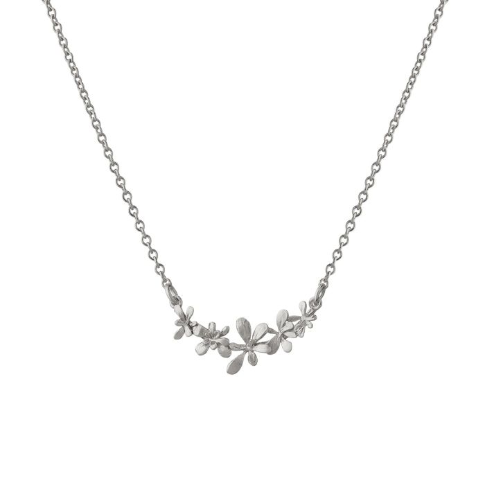 ALEX MONROE SPROUTING ROSETTE IN-LINE NECKLACE