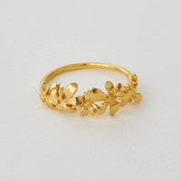 ALEX MONROE SPROUTING ROSETTE RING