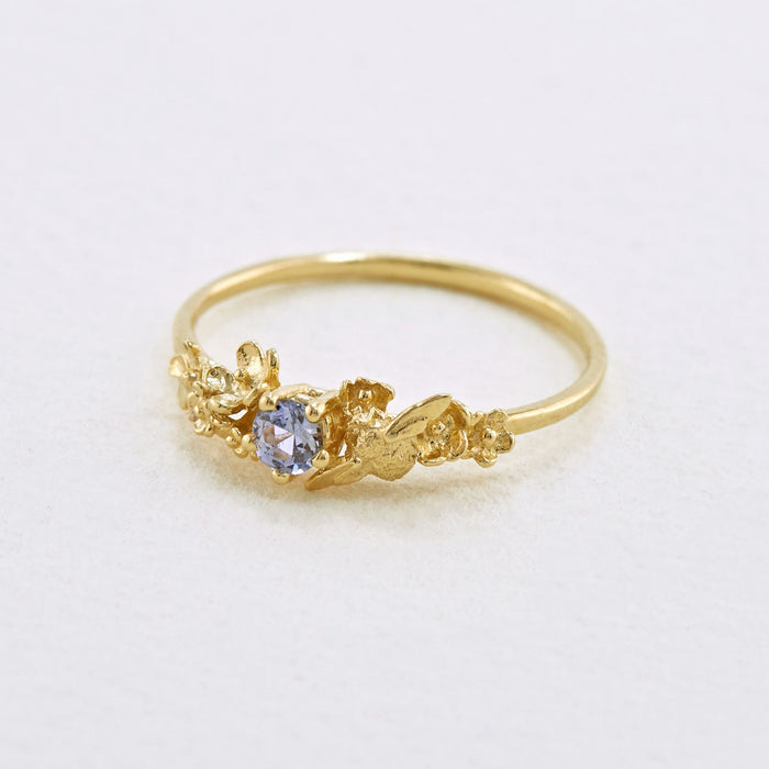 MADE TO ORDER ALEX MONROE BEEKEEPER CALABRIA SAPPHIRE GARDEN RING