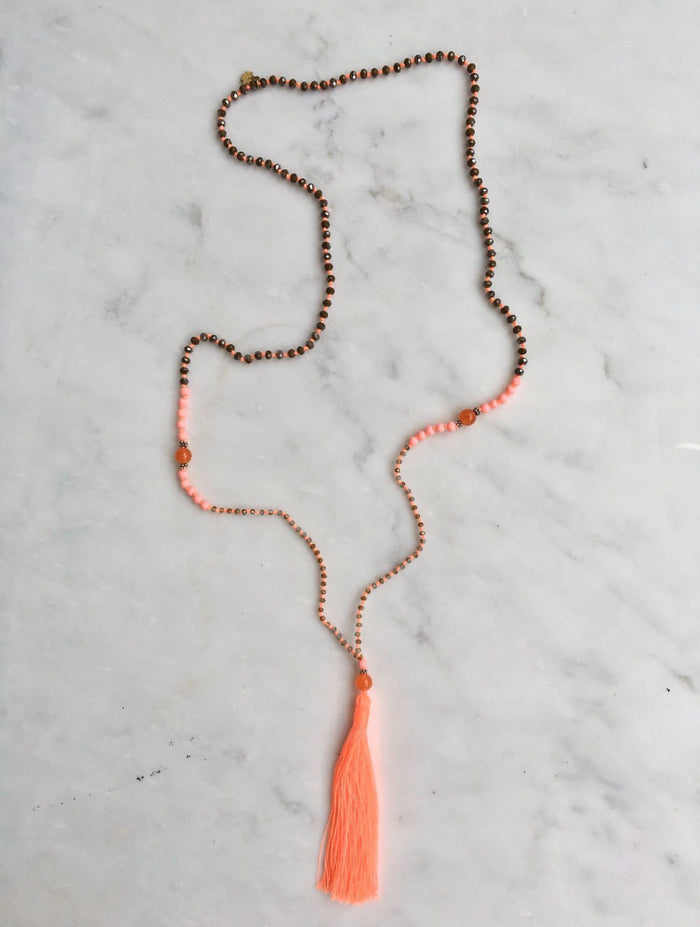 TRIBE + FABLE TASSEL NECKLACE