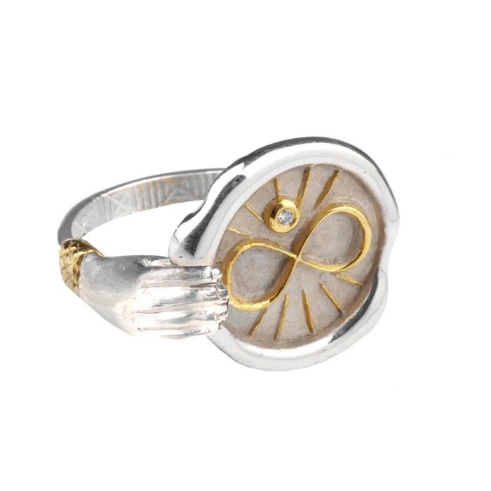 JESSICA DE LOTZ ZODIAC HAND RING