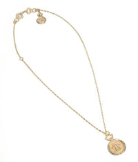 JESSICA DE LOTZ MADE TO ORDER LARGE SOLID GOLD WAX SEAL NECKLACE
