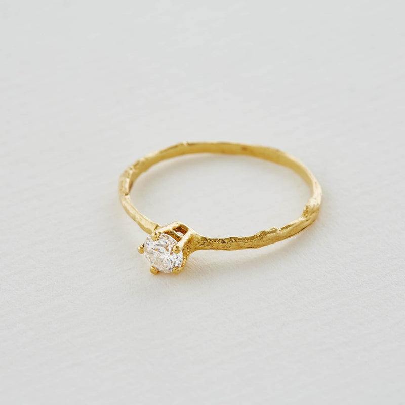 MADE TO ORDER ALEX MONROE 4MM DIAMOND EYEBRIGHT RING