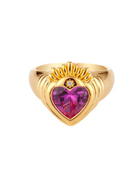 JULY CHILD QUEEN OF HEARTS RING