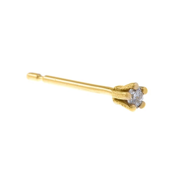 ALEX MONROE SINGLE DIAMOND STUD EARRING