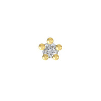 ALEX MONROE SINGLE DIAMOND STUD EARRING