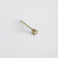 ALEX MONROE SINGLE DIAMOND STUD EARRING