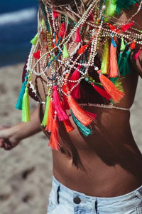TRIBE + FABLE TASSEL NECKLACE