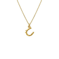 ALEX MONROE TEENY TINY HORSESHOE NECKLACE